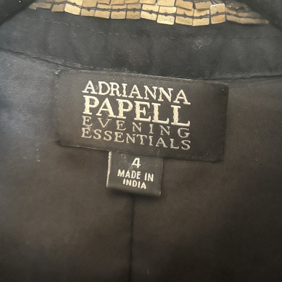 Adrianna Papell Sequin Leopard Blazer size 4 - Picture 5 of 5